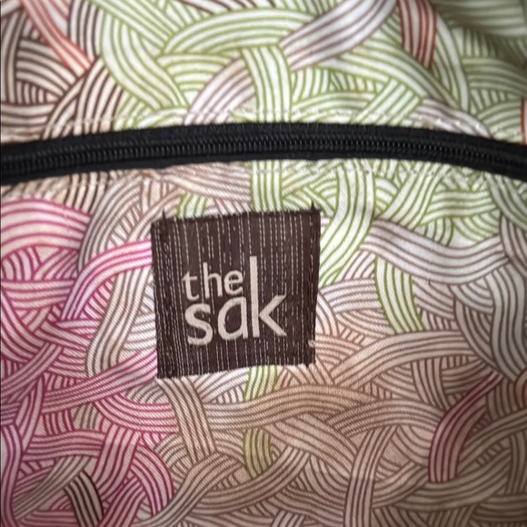 The Sak Black Shoulder Bag with Stylish Scarf - Picture 2 of 12